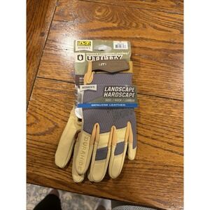 Mechanix Wear Women Medium Genuine Leather Landscape Hardscape Gloves Grey/Tan
